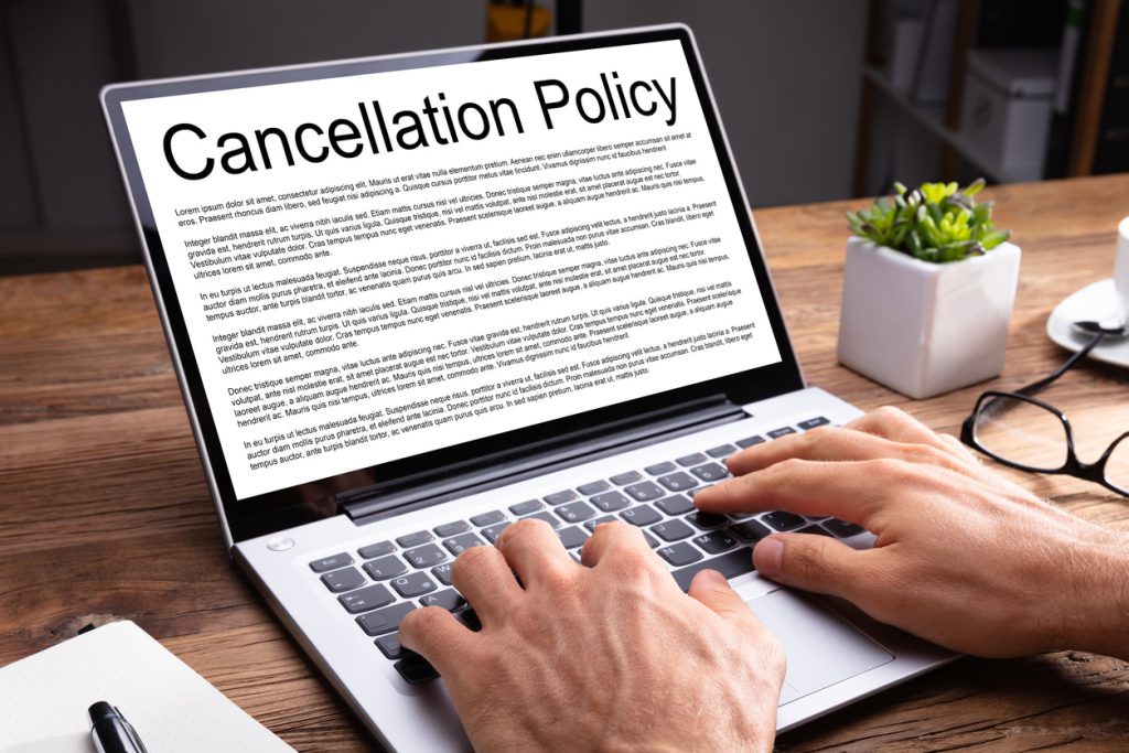 cancellation policy for CPR course